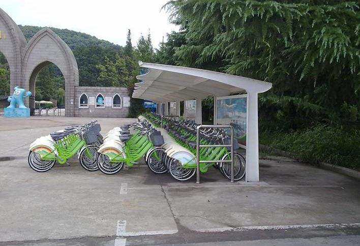 膜結(jié)構(gòu)自行車(chē)棚