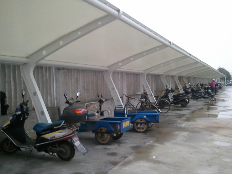膜結(jié)構(gòu)自行車(chē)棚